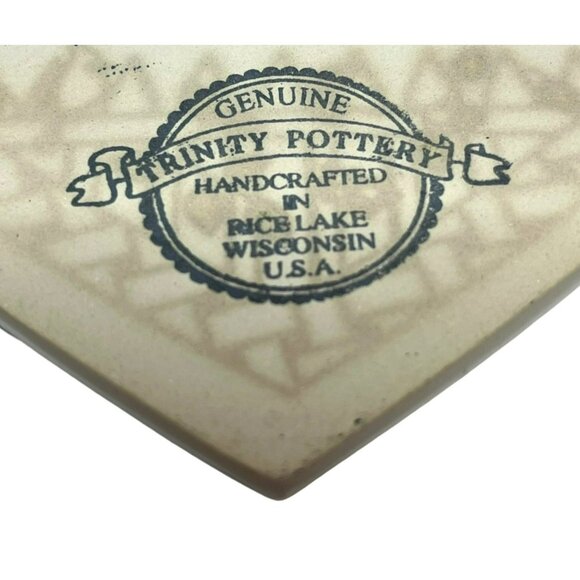 Trinity Pottery Heart-Shaped Ceramic Wall Plaque Family Birdhouses - Picture 5 of 8